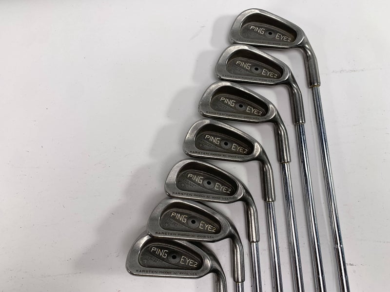 Ping Eye 2 + Iron Set 2-9 Black Dot KT-Shaft Regular Steel Mens RH No 7i