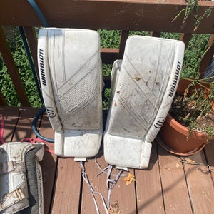 30" 2022 Warrior Ritual G6 E+ Goalie Leg Pads (Used)