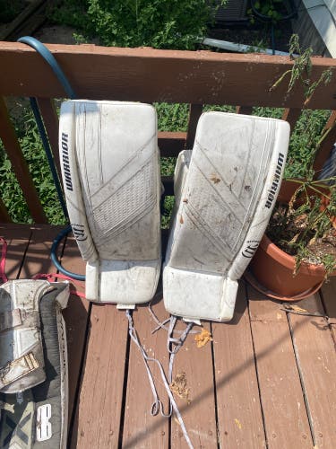 30" 2022 Warrior Ritual G6 E+ Goalie Leg Pads (Used)