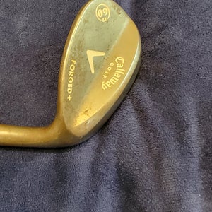 Men's Callaway Forged + Chrome Right Handed Wedge Wedge Flex 60 Degree Steel Shaft (Used)