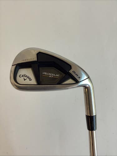 Callaway Rogue ST Max Single 6 Iron With S300 Stiff Steel Shaft +1