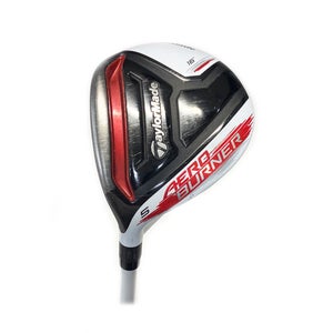 LH TaylorMade Aero Burner 18* 5 Wood Graphite Matrix Speed Rul-Z 60 Senior Flex