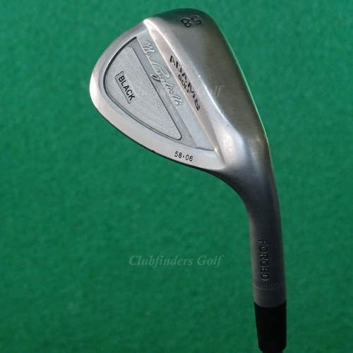 Adams Golf Puglielli Black 2012 58-06 58 LW Lob Wedge Dynalite 85 Steel Stiff