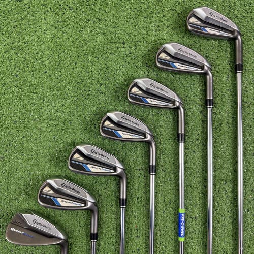 TaylorMade Iron Set SpeedBlade 5-PW AW Regular Flex Steel Right Handed