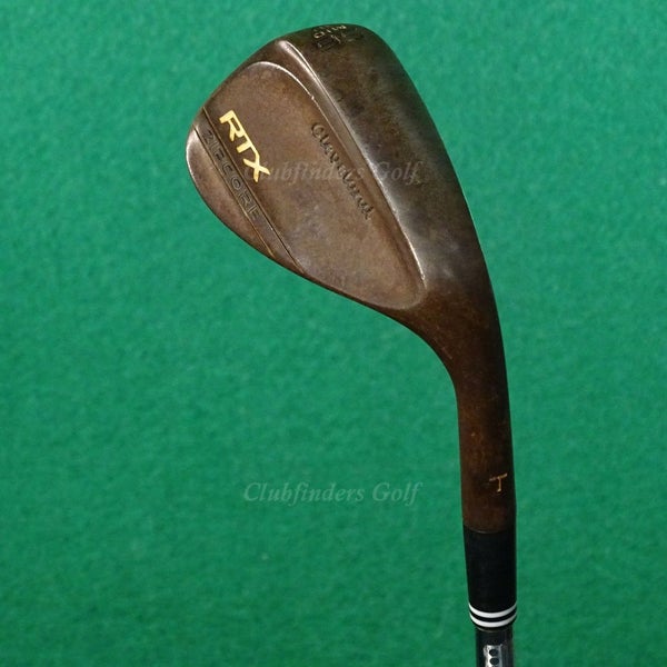 TOUR ISSUE Cleveland RTX Zipcore Raw Mid 56 SW Sand Wedge TI DG Spinner Steel