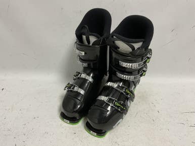 Used Rossignol COMP J Mens DH Ski Boot Black And Green 255 MP - M07.5 - W08.5 11855-S000189435