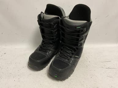 Used Burton MENS INVADER Mens Snowboard Boots Black Senior 14 11855-S000189424