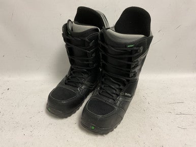 Used Burton MENS INVADER Mens Snowboard Boots Black Senior 14 11855-S000189424
