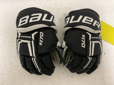 Used Bauer SUPREME S170 Youth Gloves Black 9" 11855-S000189409