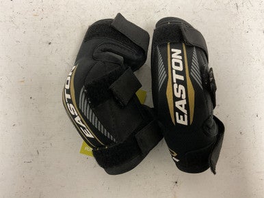 Used Easton STEALTH CX Youth Elbow Pads Black And Gold MD 11855-S000189404