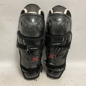Used Bauer VAPOR Junior Shin Guards Black 11" 11855-S000189403