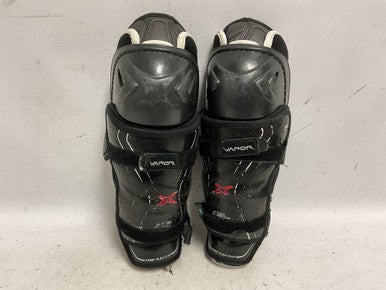 Used Bauer VAPOR Junior Shin Guards Black 11" 11855-S000189403