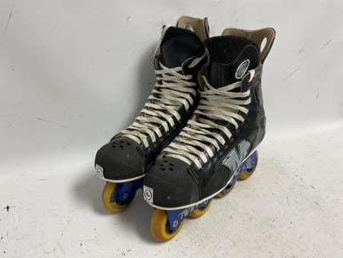 Used Mission PROTO SI Roller Hockey Skates Black Senior 12 11855-S000189372