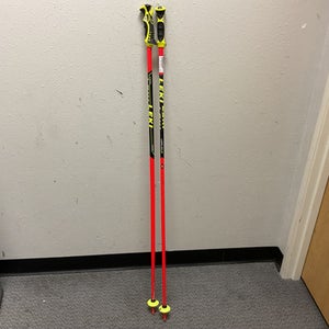 Used LEKI WORLDCUP Mens DH Ski Pole Red 130 cm / 52 in 11855-S000189341