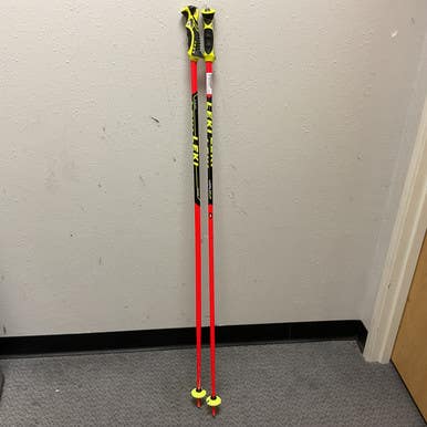 Used LEKI WORLDCUP Mens DH Ski Pole Red 130 cm / 52 in 11855-S000189341