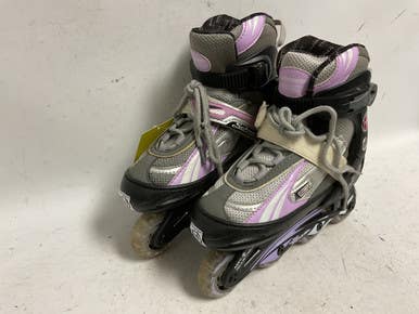 Used Schwinn CHALLENGE SERIES 1-4 Junior Rec Fitness Skates Purple Adjustable 11855-S000189290