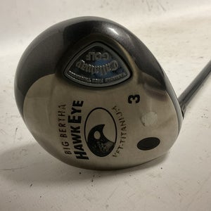 Used Callaway BIG BERTHA HAWKEYE Mens Fairway Wood LH 3 Wood 11855-S000189275
