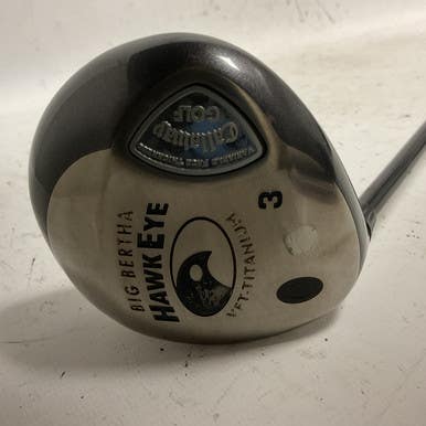 Used Callaway BIG BERTHA HAWKEYE Mens Fairway Wood LH 3 Wood 11855-S000189275