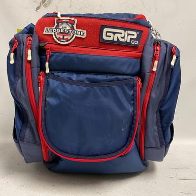 Used GRIP EQ ORIGINAL LEDGESTONE Disc Golf Backpack Navy Blue 11855-S000189252