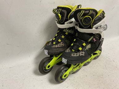 Used K2 ALEXIS BOA W Senior Rec Fitness Skates Neon Green Senior 7 11855-S000189242