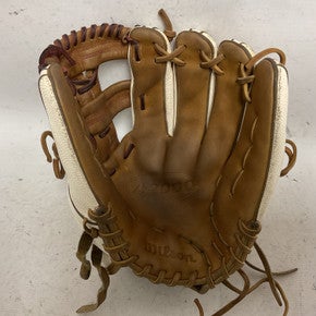 Used Wilson A2000 FP75 RH Throw Fastpitch Gloves White 11 3/4" 11855-S000189237