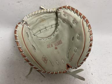 Used Easton JEN SCHRO MYWHY-THE NONO Fastpitch Catchers RH Throw White 33" 11855-S000189238