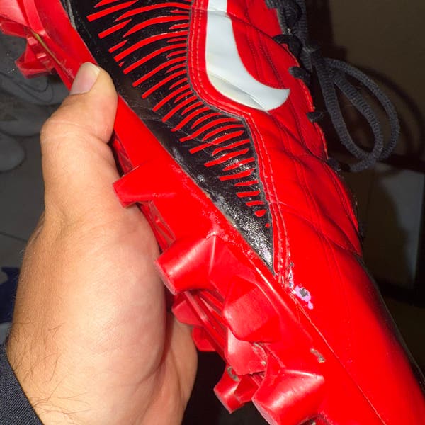Nike Vapor Strike 4 Low TD Football Cleats Mens 12 Red Black 642787-610 2014 12 Nike Vapor Carbon Strike 4 Low TD 2014 | SidelineSwap  main image 3