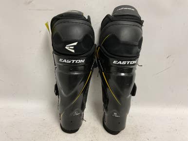 Used Easton STEALTH RS999 Junior Shin Guards Black And Yellow 11" 11855-S000189194