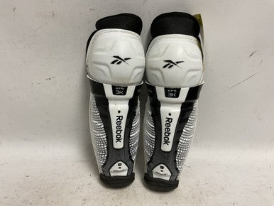 Used Reebok KFS 3K Youth Shin Guards White 9" 11855-S000189192