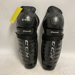 Used CCM TACKS 9550 Junior Shin Guards Black 11" 11855-S000189188