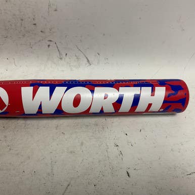 Used Worth Amp WWCAMP Slowpitch Bat Red And White 34" 11855-S000189182