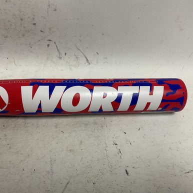 Used Worth Amp WWCAMP Slowpitch Bat Red And White 34" 11855-S000189182