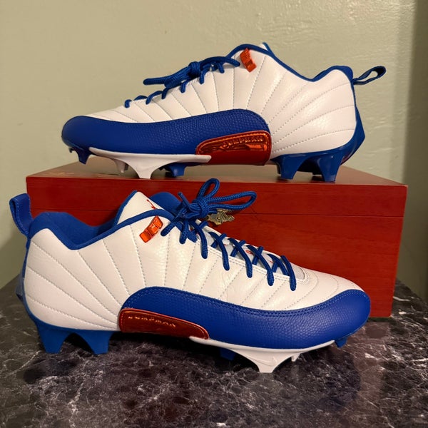 Men's Adult Size M 10.0 (W 11.0) Jordan 12 Florida gator Speed Edge Low Cleats (New)