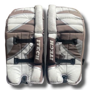 Used Itech PRODIGY Goalie Leg Pads Youth Brown 25" 11375-S000364809