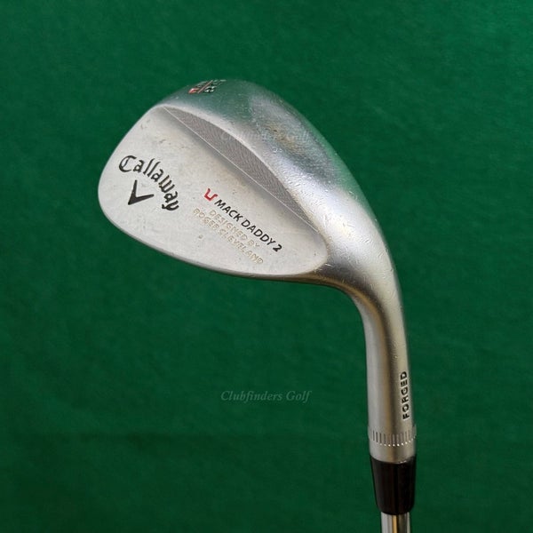 Callaway Mack Daddy 2 Chrome 58-10U 58 Lob Wedge Stepped Steel Wedge Flex