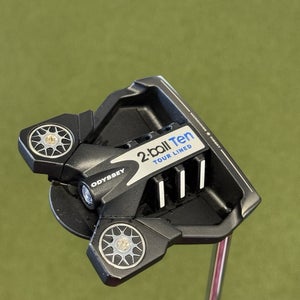Odyssey 2-Ball Ten Tour Lined Putter Right Handed Stroke Lab Shaft 35 NICE!