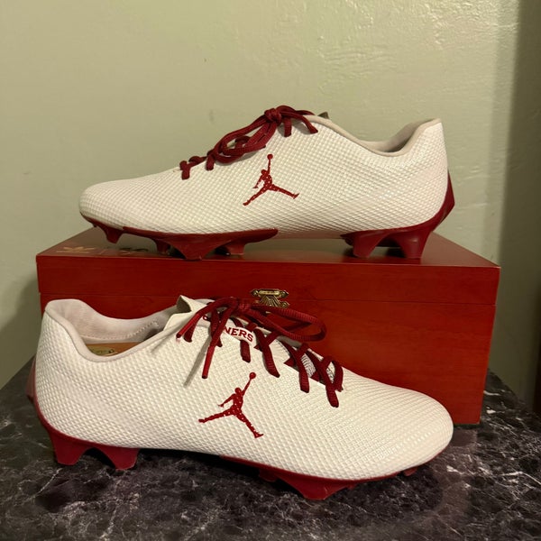 men's size 10.5 Oklahoma PE Jordan Vapor edge pro 360 2 Football/lacrosse Cleats