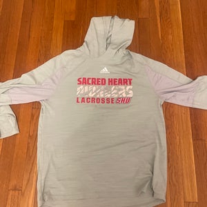 Sacred Heart Lacrosse shooter shirt with Hood