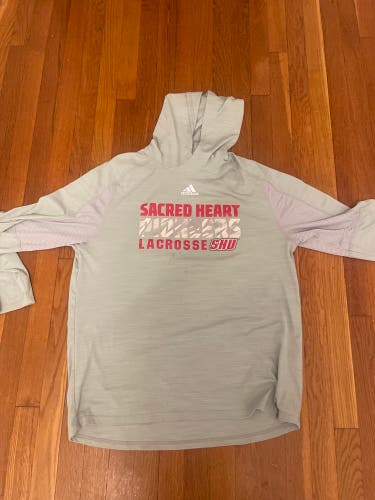 Sacred Heart Lacrosse shooter shirt with Hood