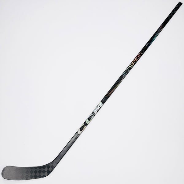 New Custom Black CCM Jetspeed FT7 Pro (Trigger 9 Pro Build) Hockey Stick-RH-75 Flex-P90TM-Grip