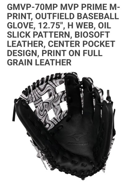 Brand New Mizuno MVP Prime "M" Print Right hand Throw Baseball Glove 12.75" (New)