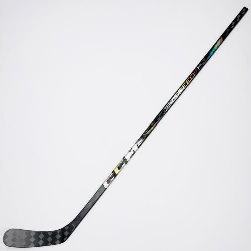New Custom Black CCM Jetspeed FT7 Pro Hockey Stick-RH-65 Flex-Zegras Pro Curve-Grip
