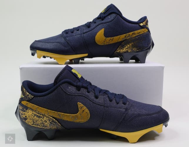 Jordan 1 Vapor Edge Michigan Player Exclusive PE Nike Football Cleats Size