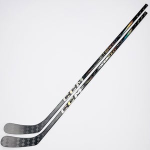 New 2 Pack Custom Black CCM Jetspeed FT7 Pro Hockey Stick-RH-65 Flex-Zegras Pro Curve-Grip
