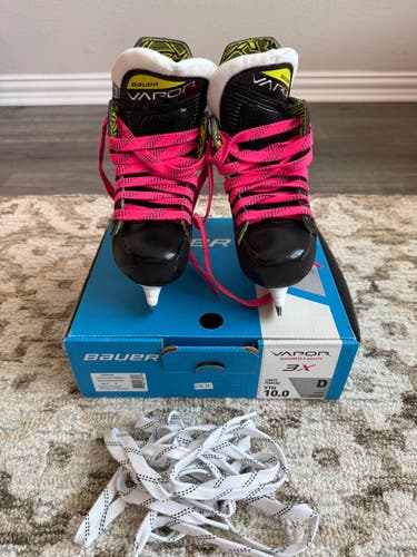 Bauer Vapor 3X Hockey Skates Youth 10 (New)