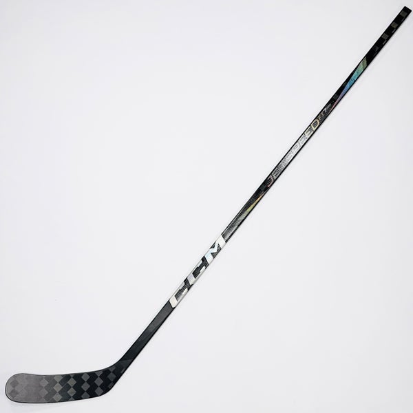 New Custom Black CCM Jetspeed FT7 Pro Hockey Stick-RH-70 Flex-P90M-Grip W/ Bubble Texture