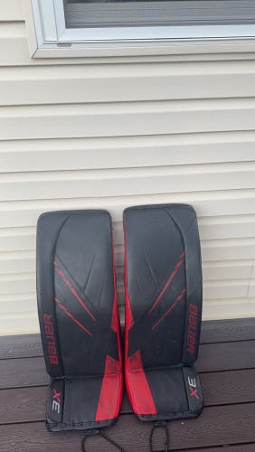 34"  2021 Bauer Vapor 3X Goalie Leg Pads (Used)