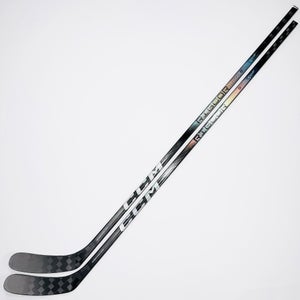 New 2 Pack Custom Silver CCM Ribcore Trigger 8 Pro Hockey Stick-RH-80 Flex-Laine Pro Curve-Grip