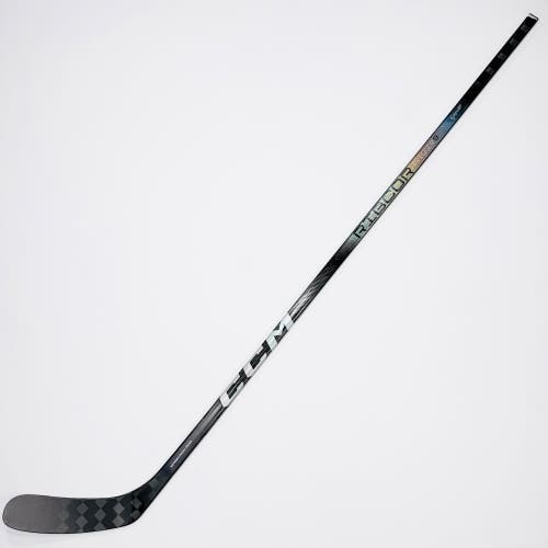 New Custom Silver CCM Ribcore Trigger 8 Pro Hockey Stick-RH-80 Flex-Laine Pro Curve-Grip W/ Bubble