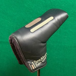 SeeMore Black Model M Mallet Center-Shafted 34" RST Mid-Mallet Putter w/ HC